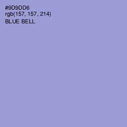 #9D9DD6 - Blue Bell Color Image